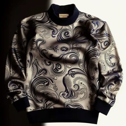 Embrace Modern Elegance Stylish Prestige Man Sweatshirt