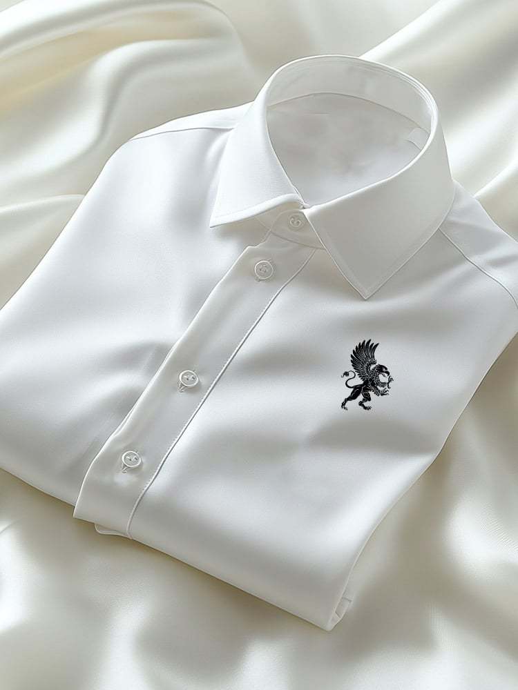 Men's Business Casual Lapel Short Sleeve Shirt