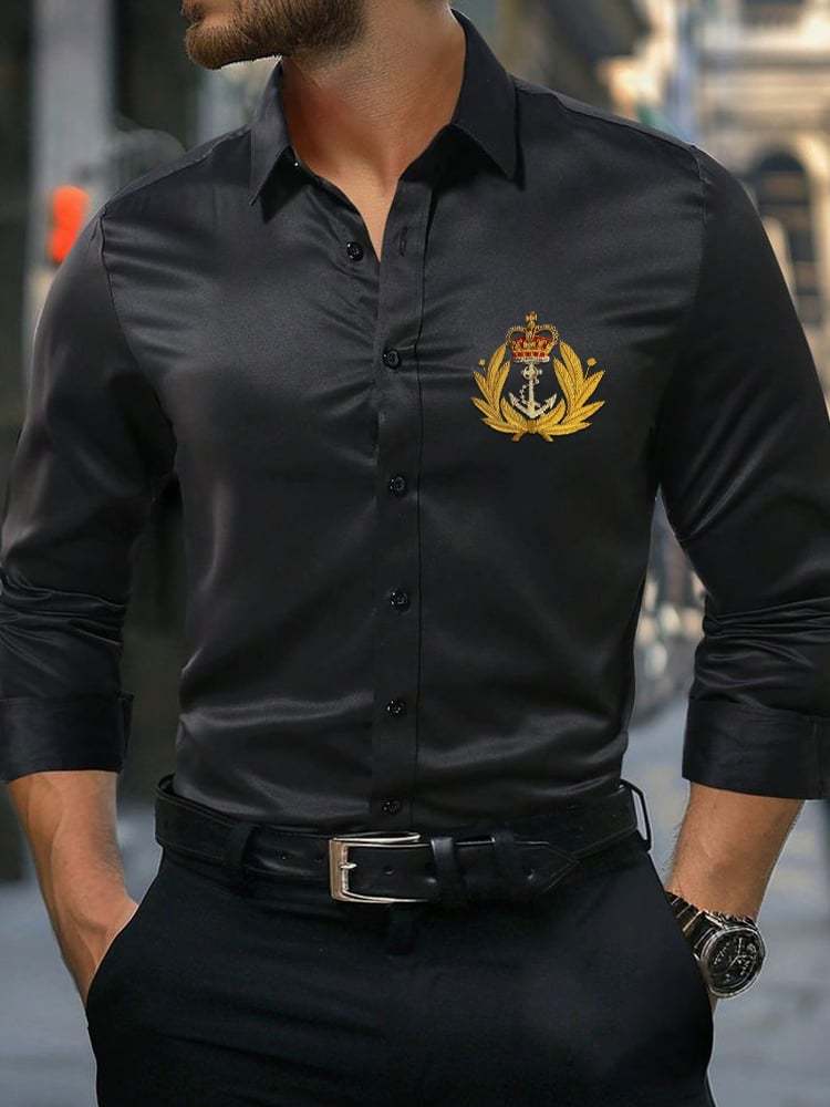 Men's Luxury Business Long Sleeve Shirt