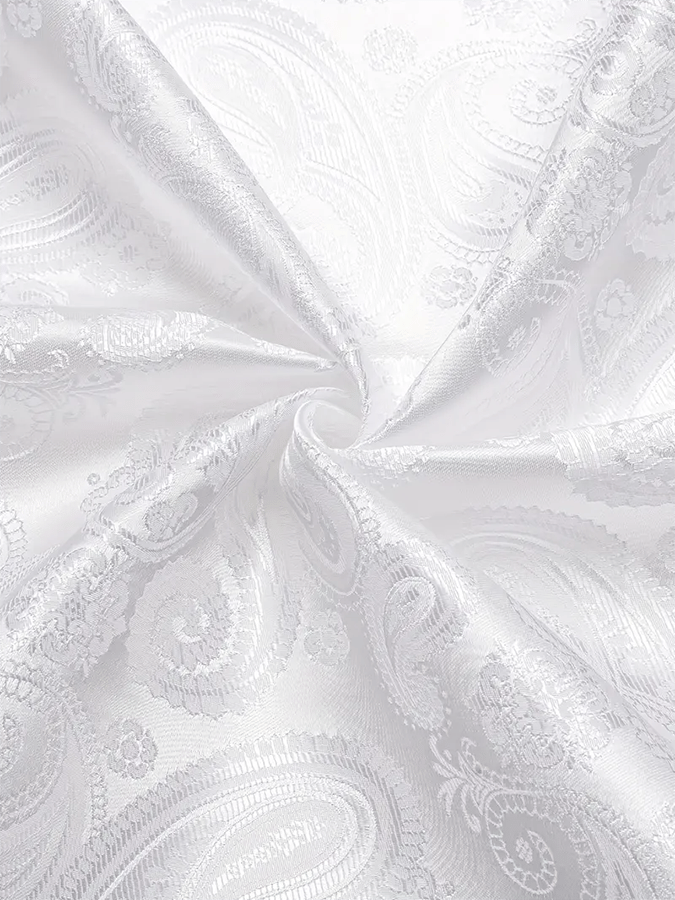 Men's Silk Business Luxury Design Printed Long Sleeve Shirt