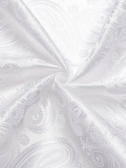 Men's Silk Business Luxury Design Printed Long Sleeve Shirt