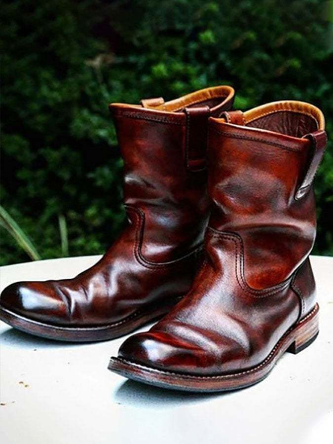 Men's Western Retro Booties