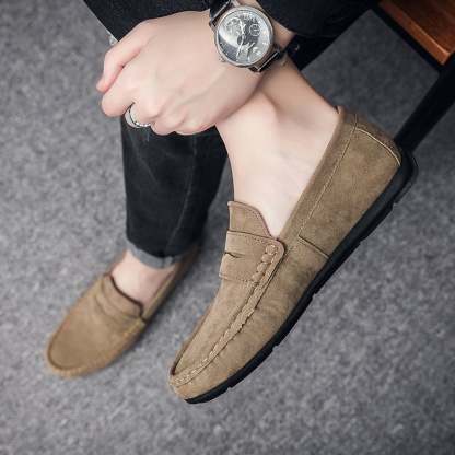 Leisure Trend Foot Covering Soft Sole Driving Lefu Shoes