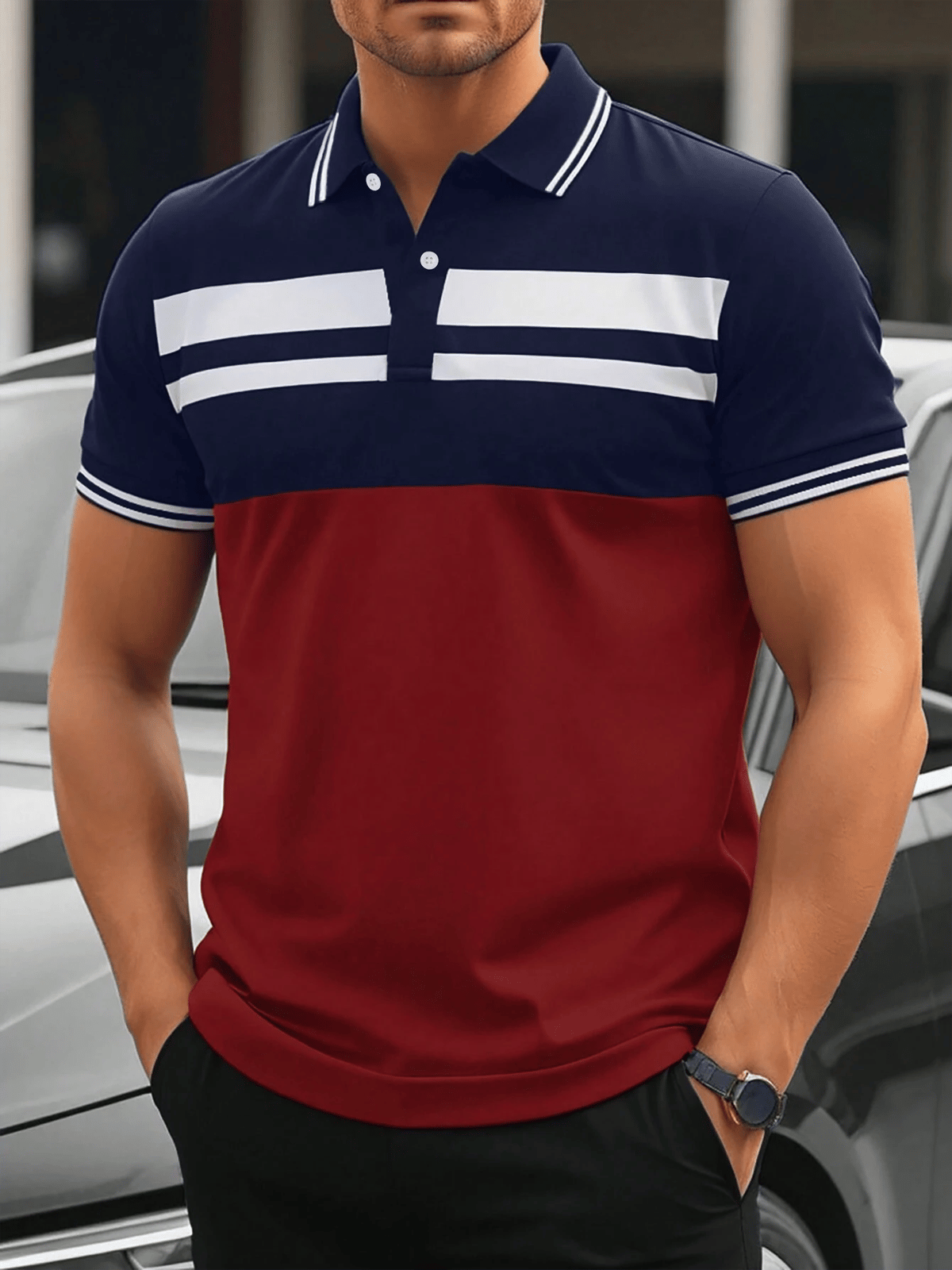 Men's Casual Business Fashion Polo Shirts