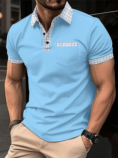 Men's Fashionable And Versatile Business Casual Polo Shirt
