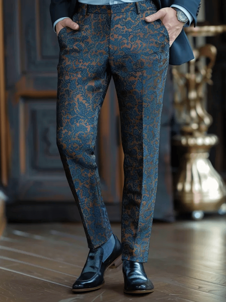 Men's Casual Luxury Suit Trousers