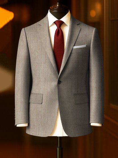 Men's Business Casual Large Pocket Plaid Blazers