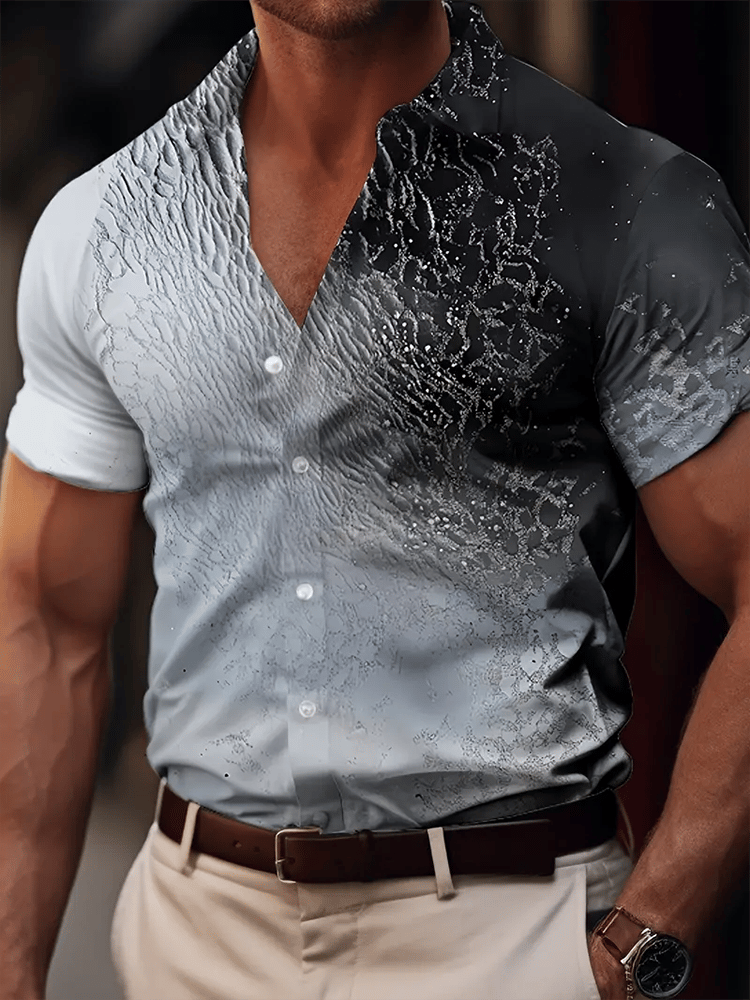 Men's business short-sleeved shirt