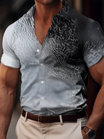 Men's business short-sleeved shirt