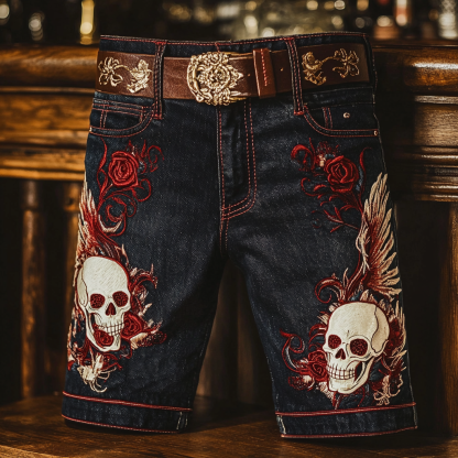 2025 Casual vacations shorts jeans