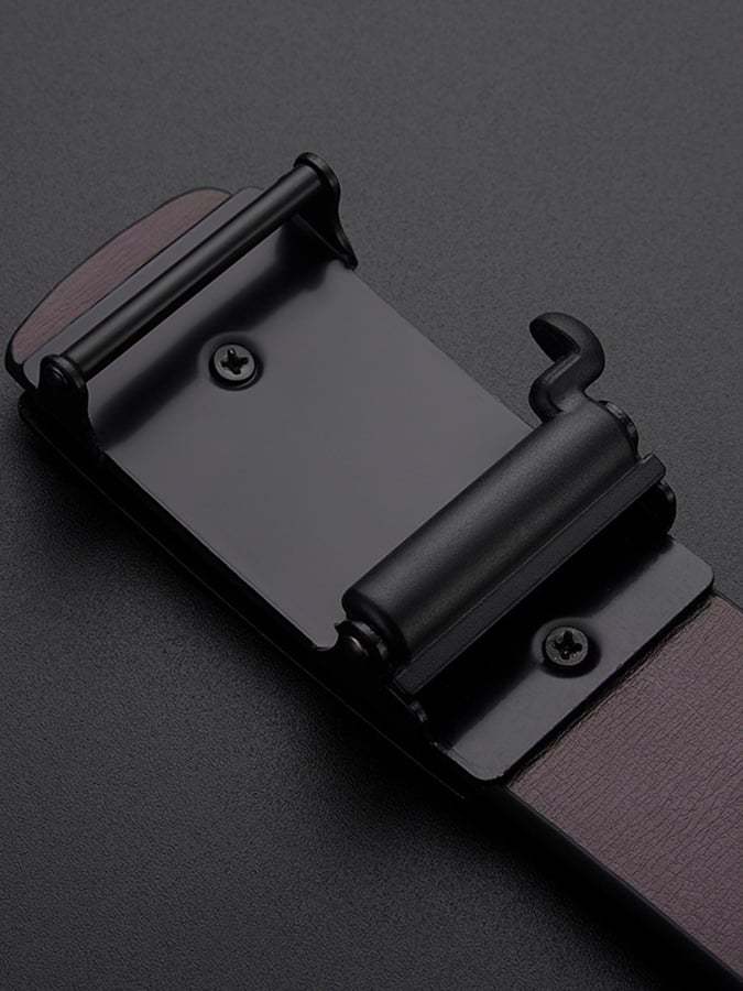 Men'S Automatic Buckle Smooth Buckle Business Belt