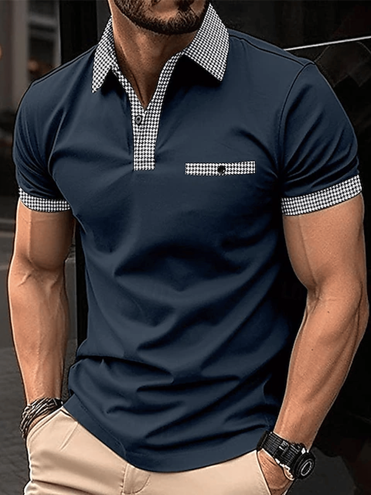Men's Casual Business Fashion Polo Shirts