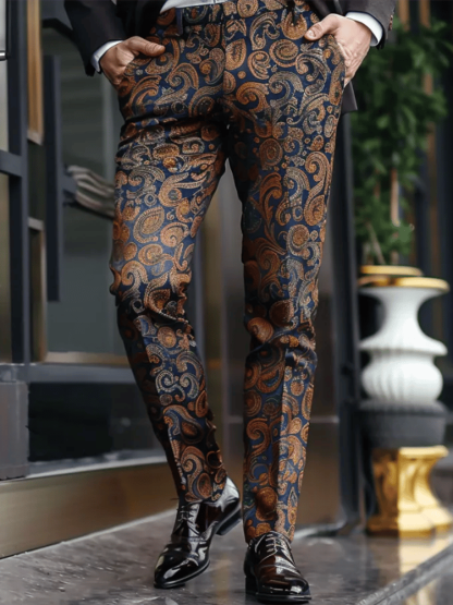 Men's Casual Luxury Suit Trousers
