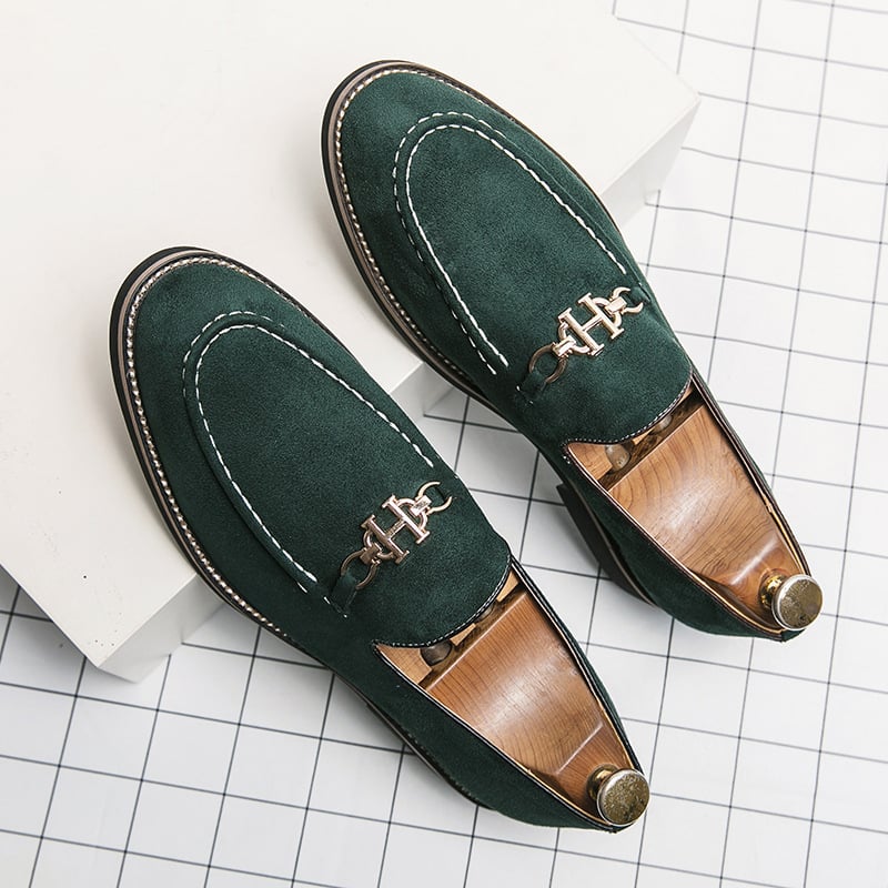 Fashion Trend British Style Business Casual Suede Loafers