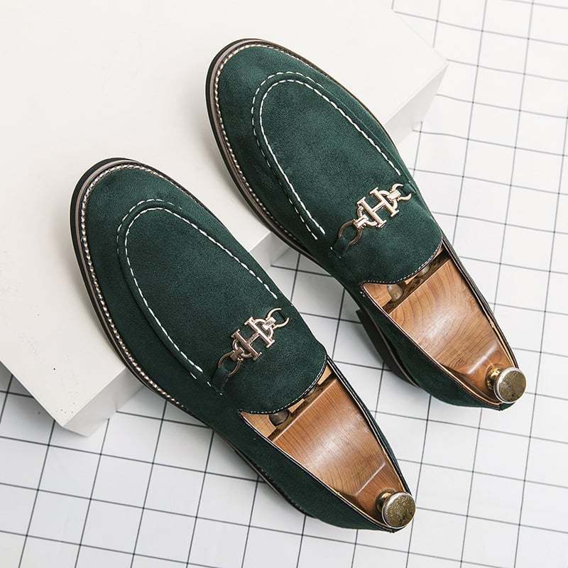 Fashion Trend British Style Business Casual Suede Loafers