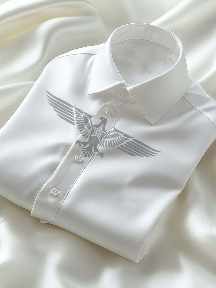 Men's Business Casual Lapel Short Sleeve Shirt