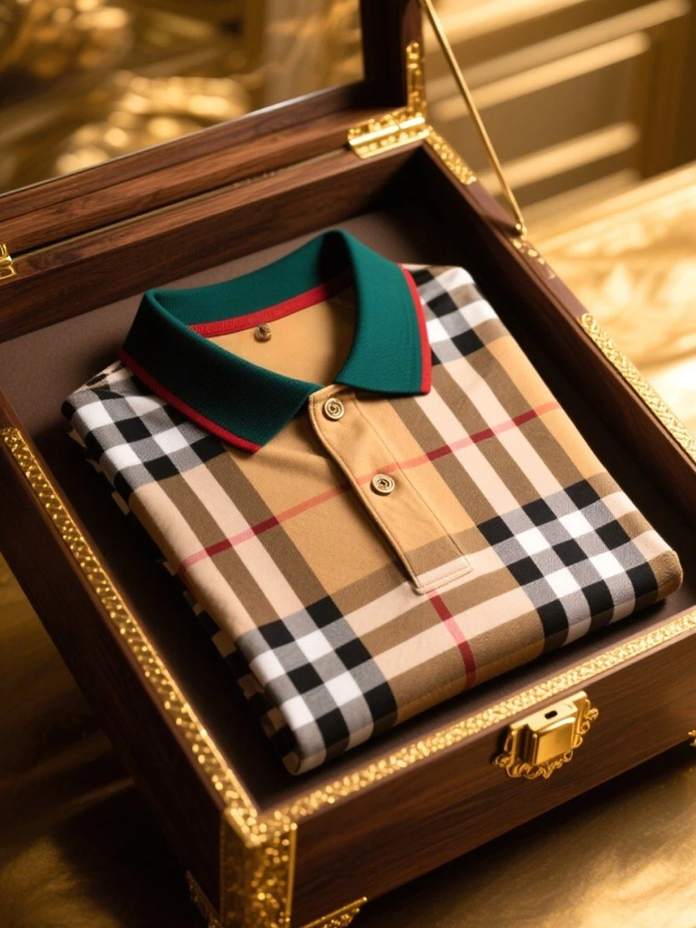 Men's Business Casual Button Short Sleeve Polo Shirt