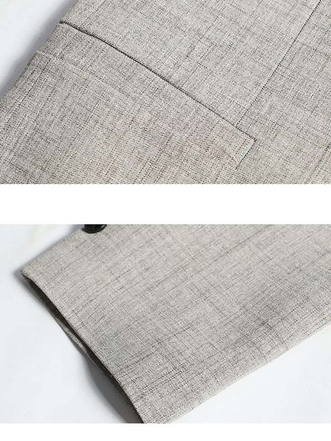 Men's Work Office Notched Collar Solid Regular Fit Blazer