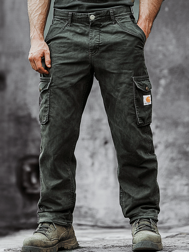 Men's Vintage Multi-Pocket Outdoor Overalls