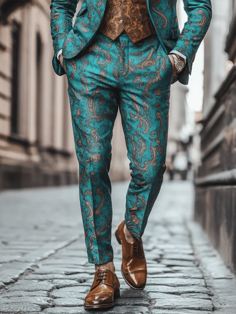 Men's Casual Luxury Suit Trousers