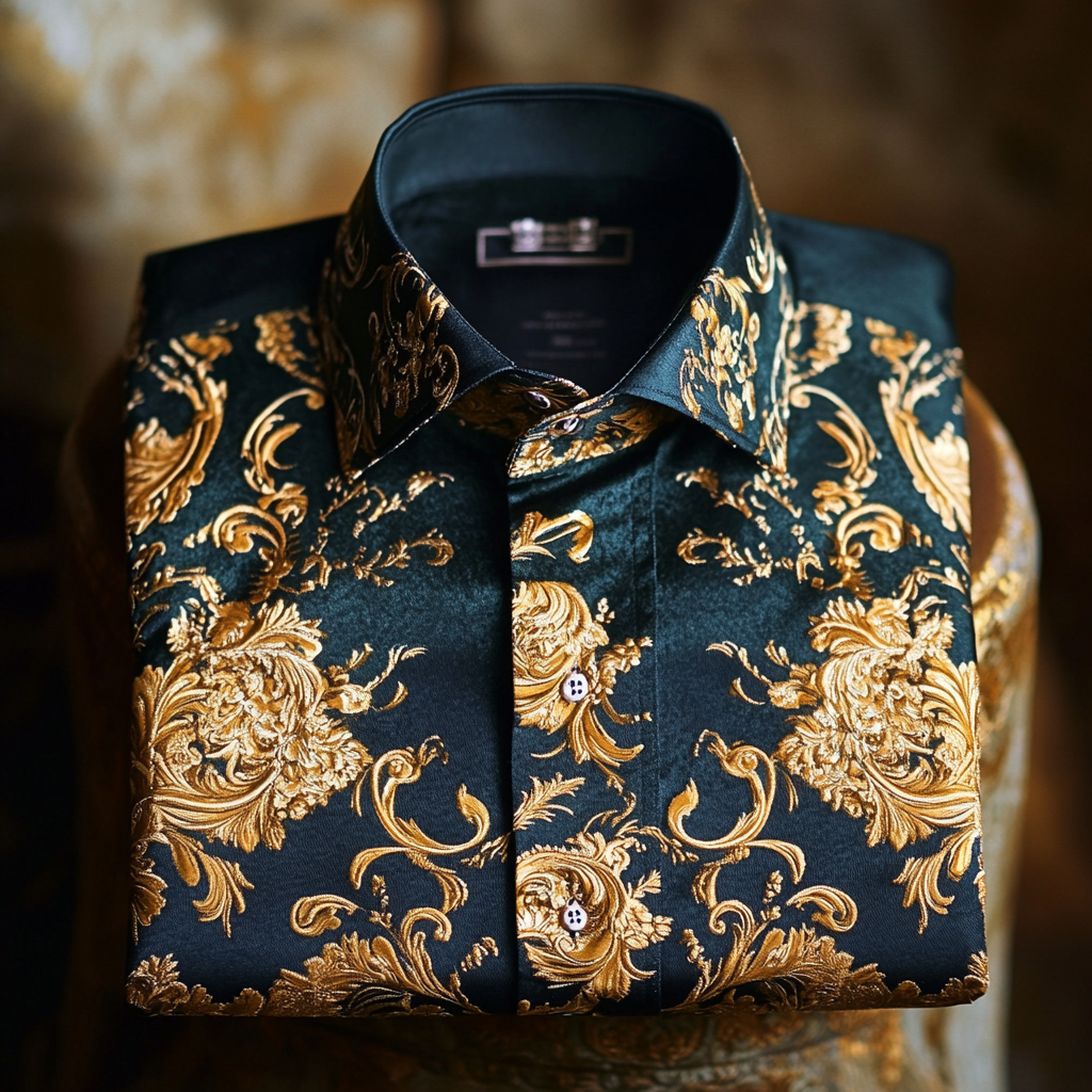 High end comfortable business leisure vacation long sleeve shirt