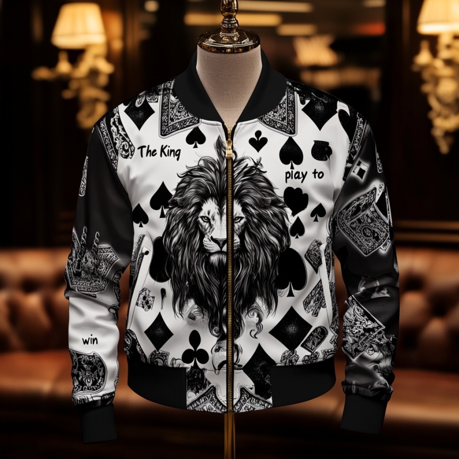 High-end Luxury Fashion Crew Neck Jacket