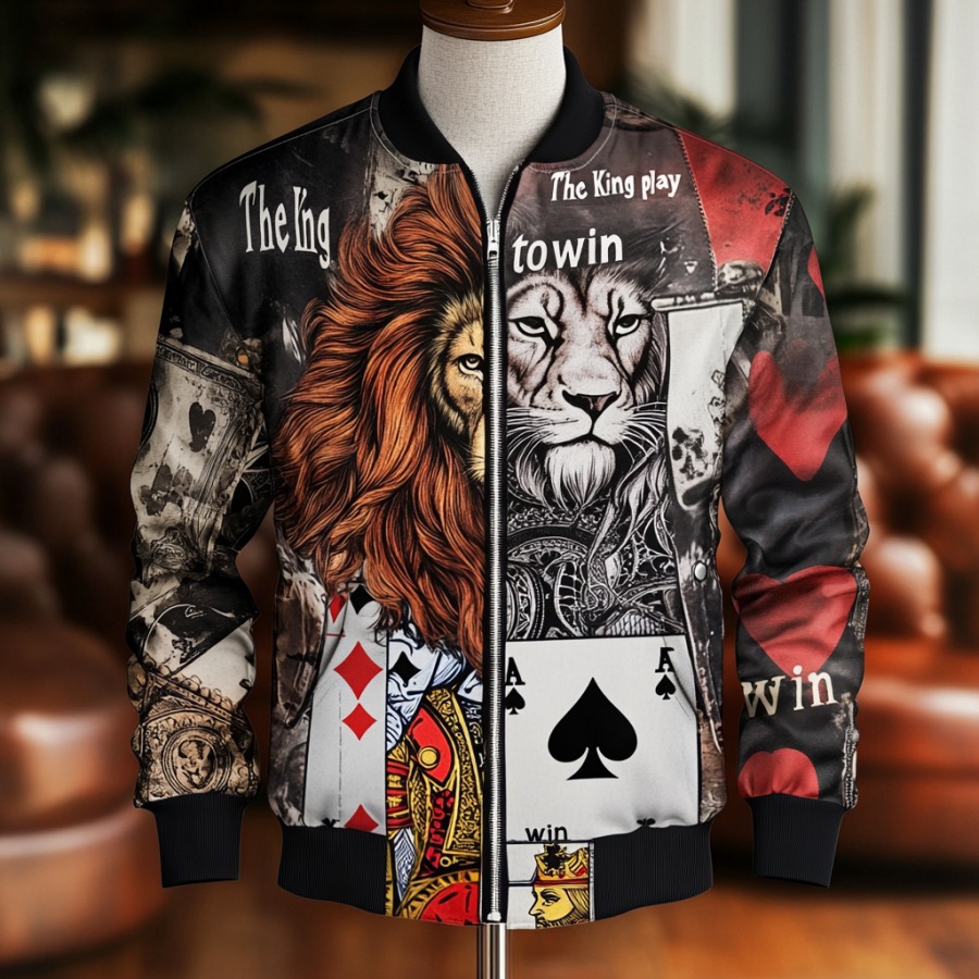 High-end Luxury Fashion Crew Neck Jacket