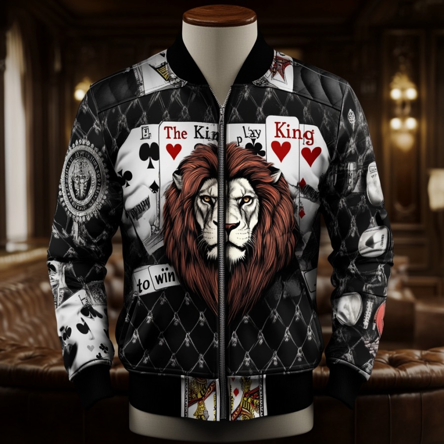 High-end Luxury Fashion Crew Neck Jacket