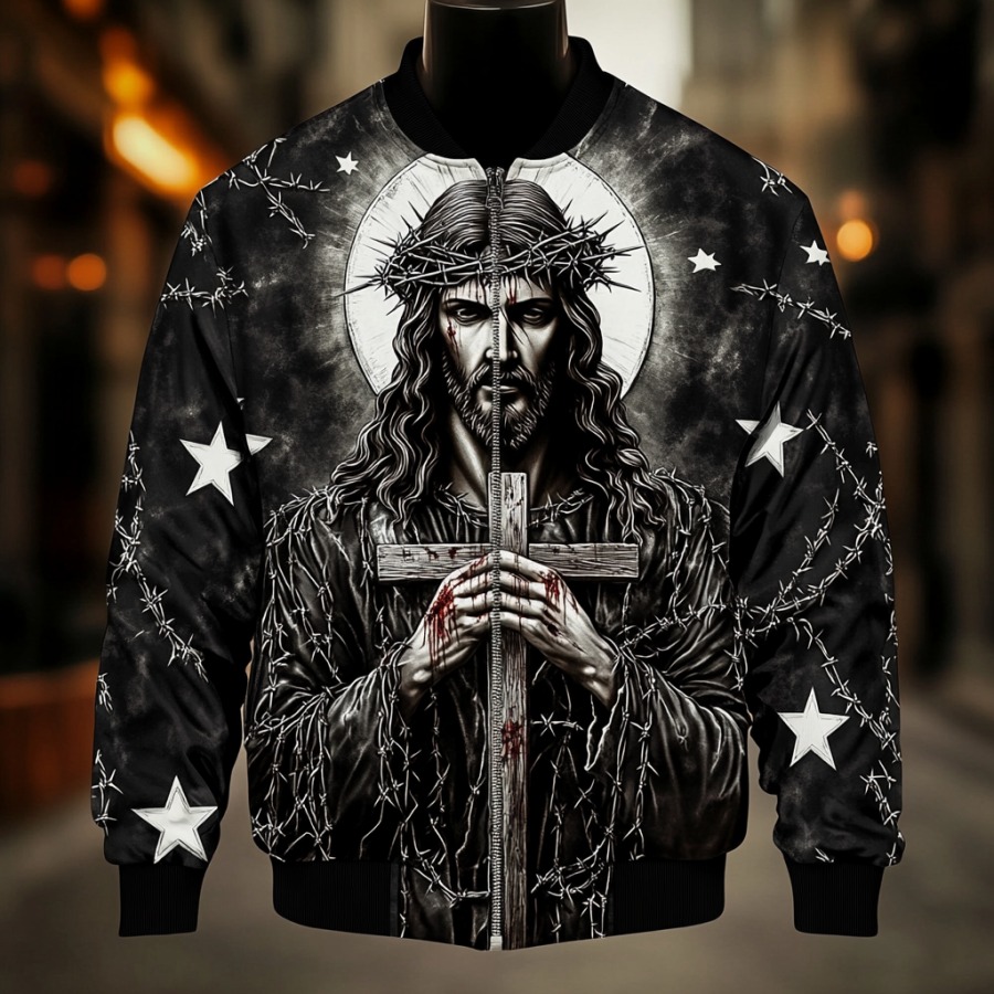 High-end Luxury Fashion Crew Neck Jacket