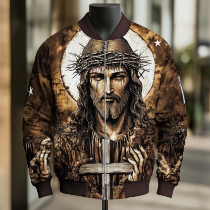 High-end Luxury Fashion Crew Neck Jacket