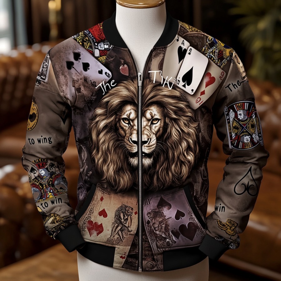 High-end Luxury Fashion Crew Neck Jacket
