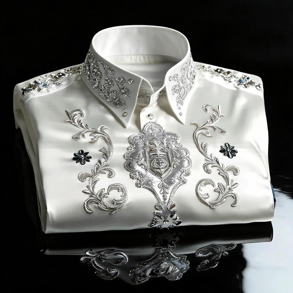 Luxury Premium High Elasticity Shirt Business Casual Out Vacation Long