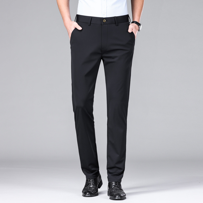 Men's Unique Fashion  Casual  Suit Pants High Elasticity