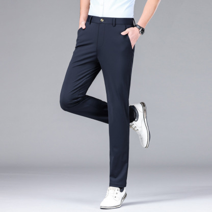 Men's Unique Fashion  Casual  Suit Pants High Elasticity