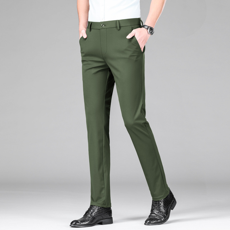 Men's Unique Fashion Casual Suit Pants High Elasticity
