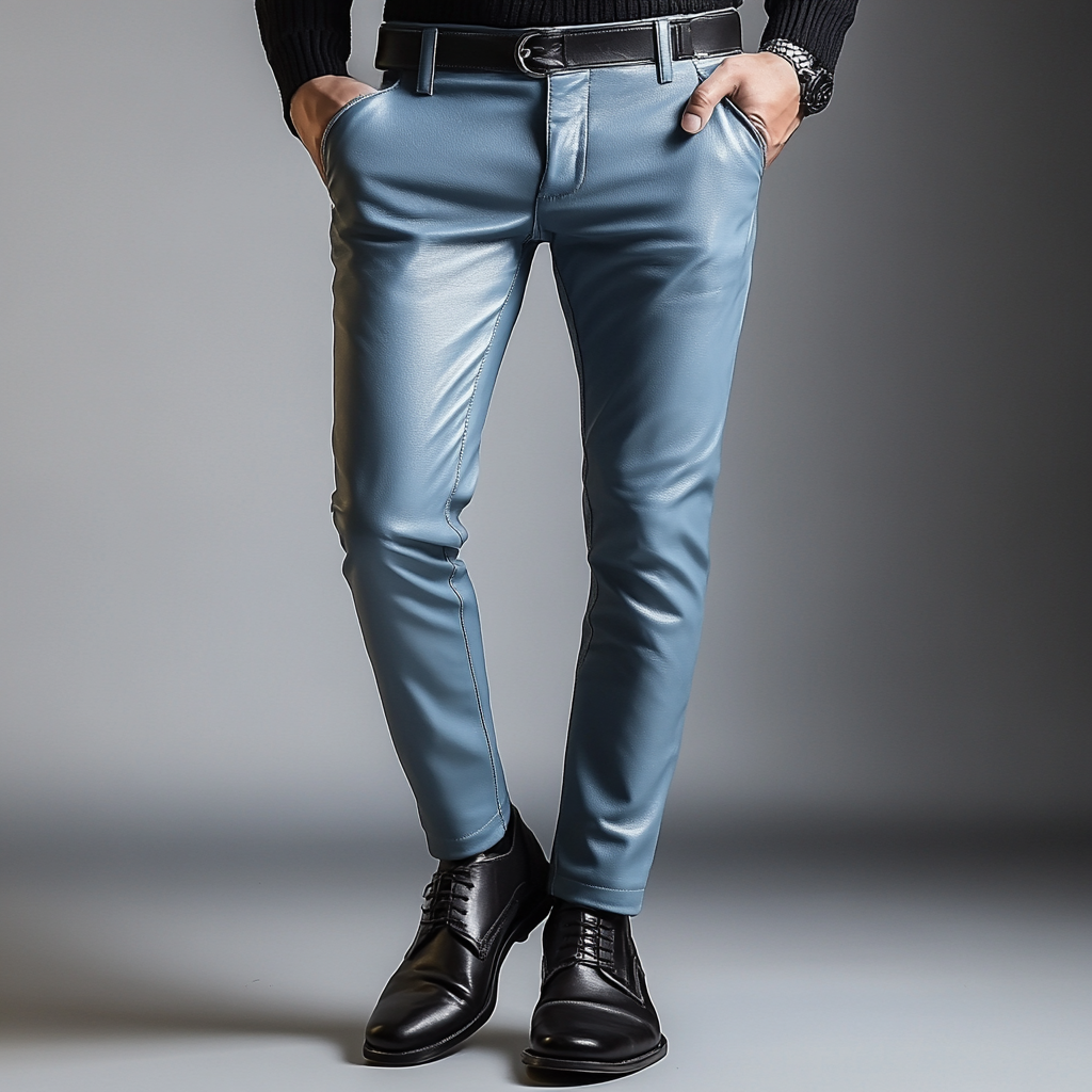 Full-grain Leather Pants Trousers