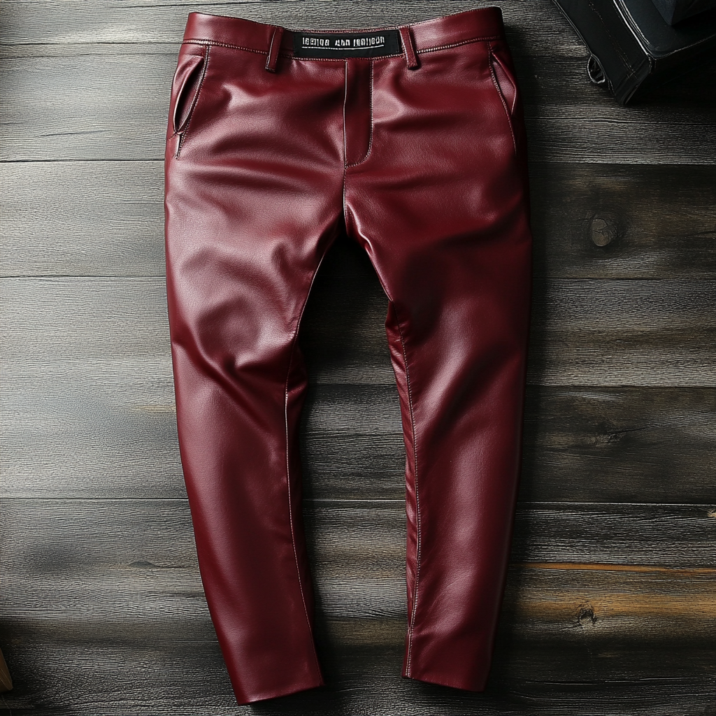Full-grain Leather Pants Trousers