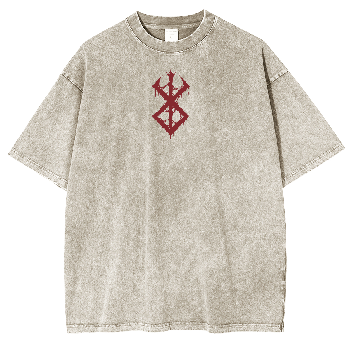 Guts Cursed Armor Grim Unisex Washed T-Shirt