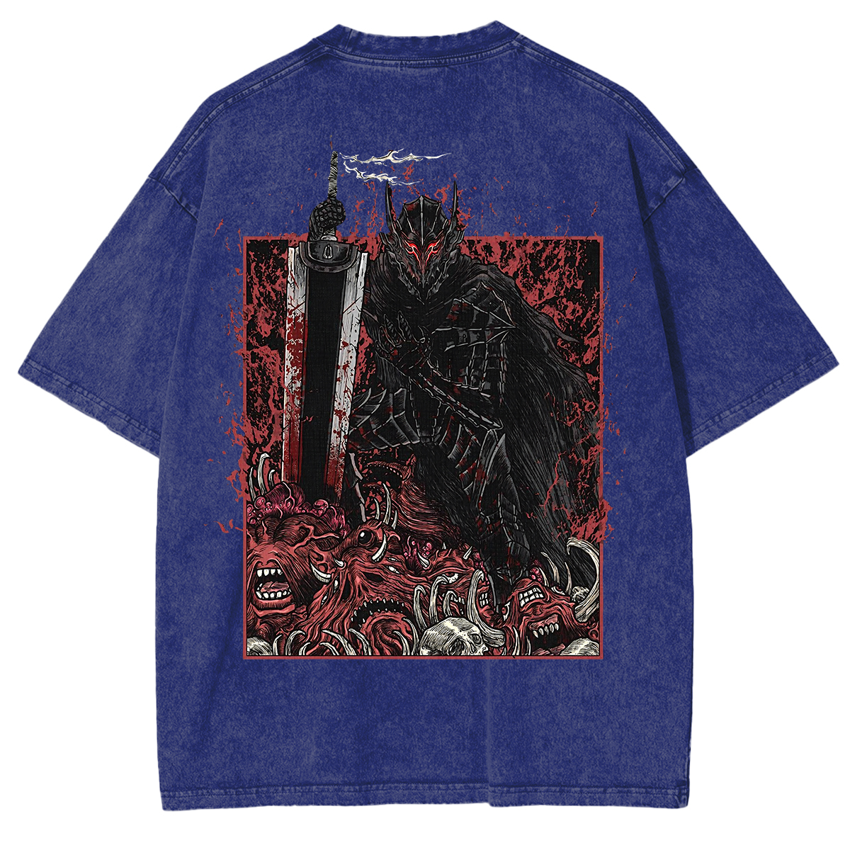 Guts Cursed Armor Grim Unisex Washed T-Shirt