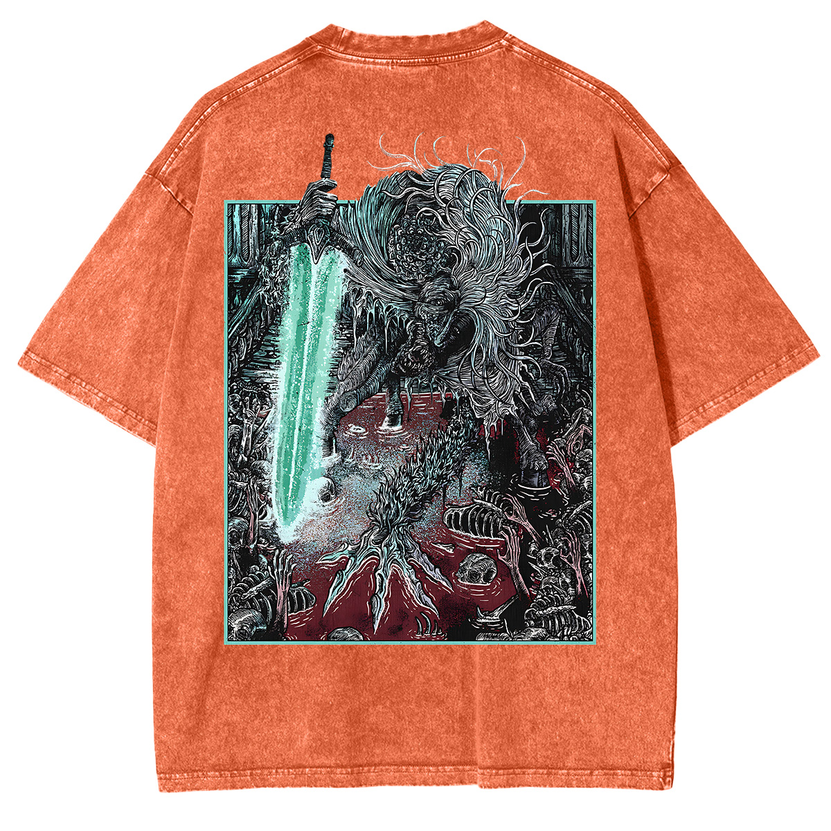 Bloodborne Ludwig The Accursed Holy Blade Grim Unisex Washed T-Shirt