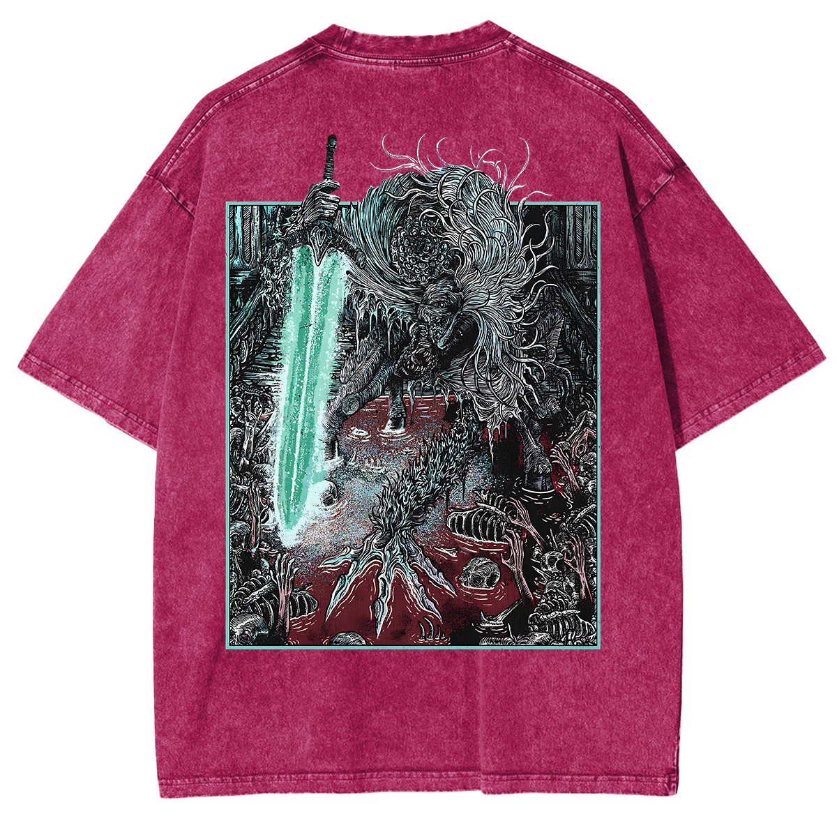 Bloodborne Ludwig The Accursed Holy Blade Grim Unisex Washed T-Shirt