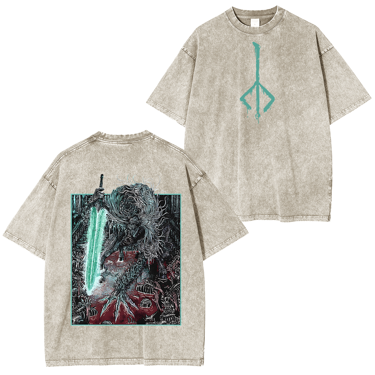 Bloodborne Ludwig The Accursed Holy Blade Grim Unisex Washed T-Shirt