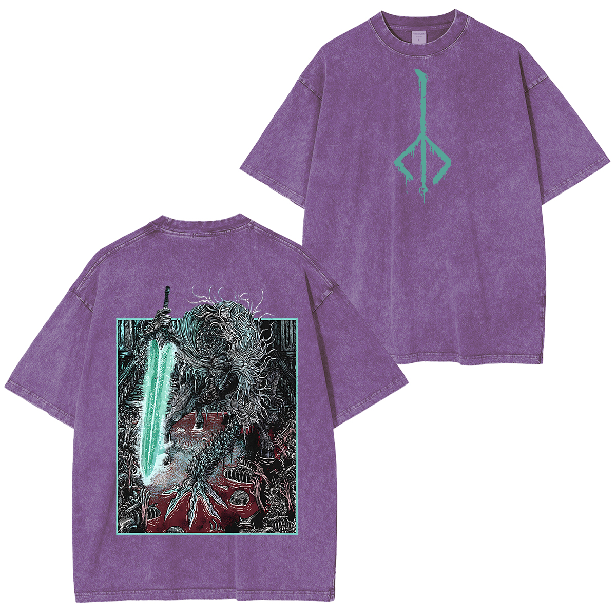 Bloodborne Ludwig The Accursed Holy Blade Grim Unisex Washed T-Shirt