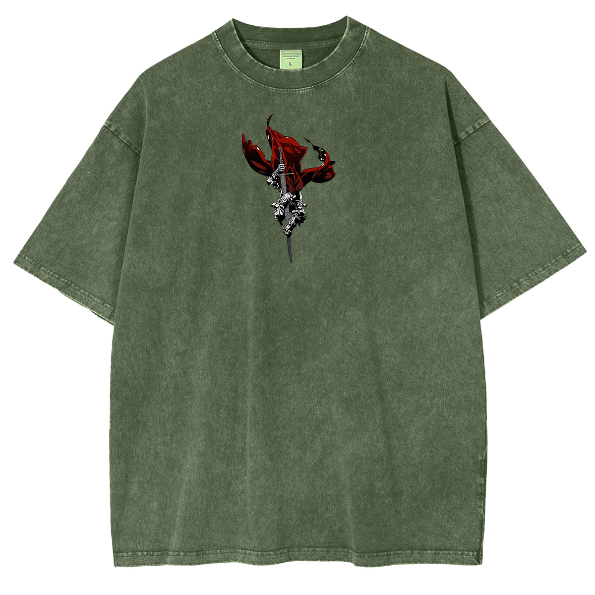 Dark Souls Slave Knight Gael Grim Unisex Washed T-Shirt