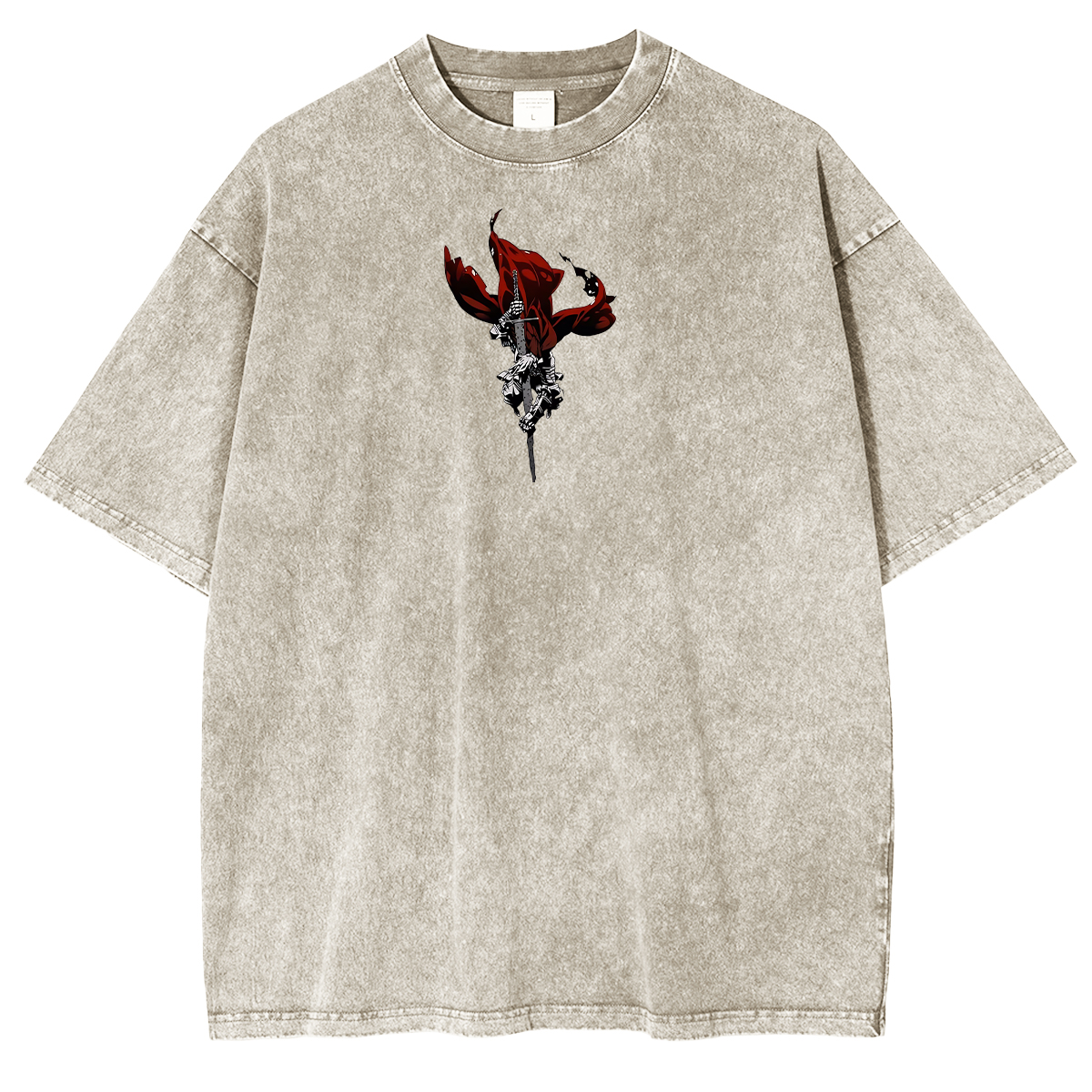 Dark Souls Slave Knight Gael Grim Unisex Washed T-Shirt