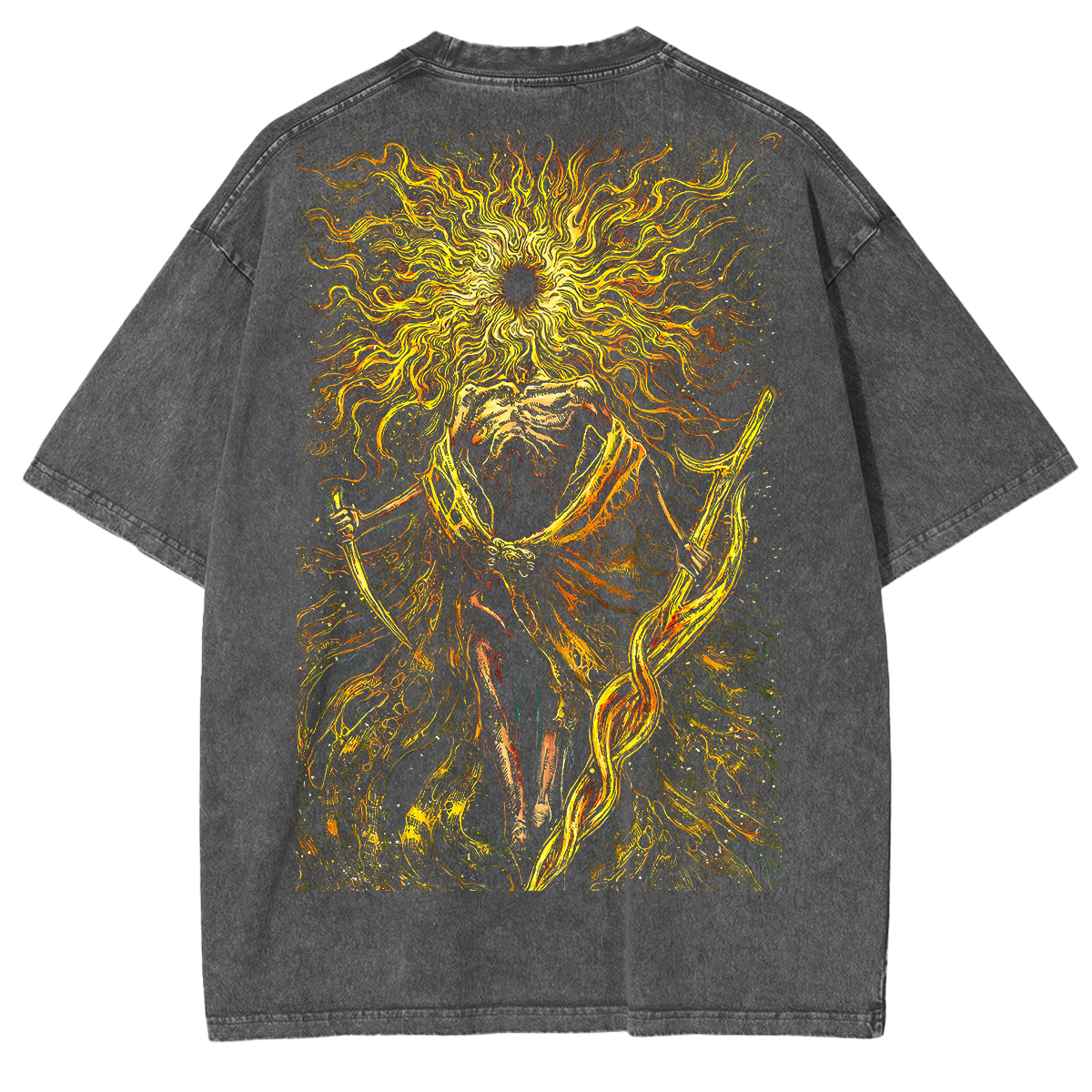 The Lord of Frenzied Flame Unisex Washed T-Shirt