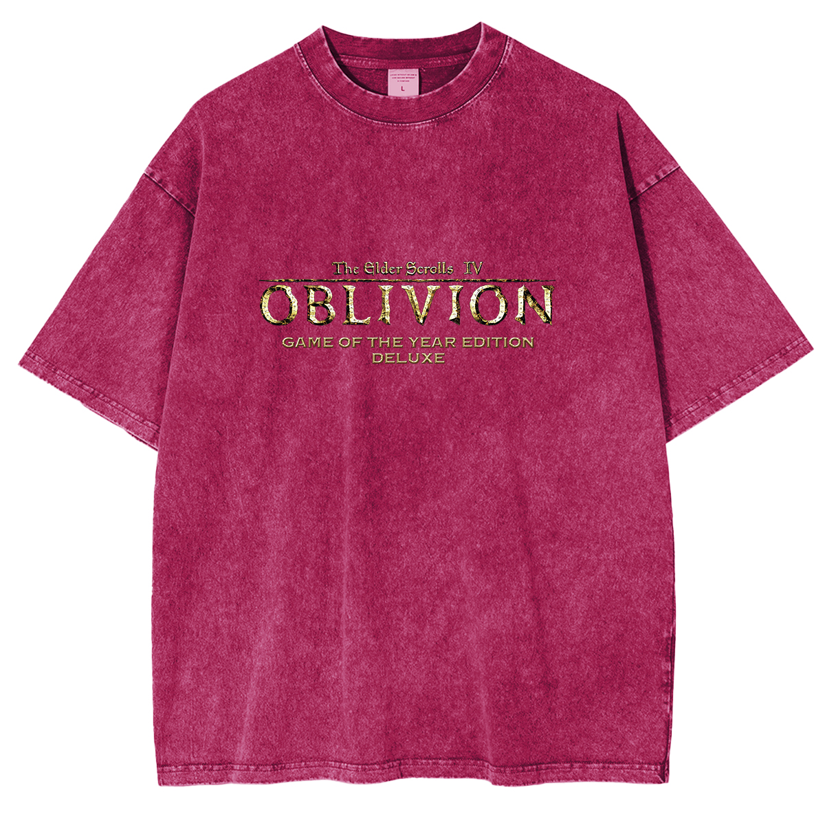 The Elder Scrolls IV Obilivion Remastered Vintage Washed Unisex T-Shirt