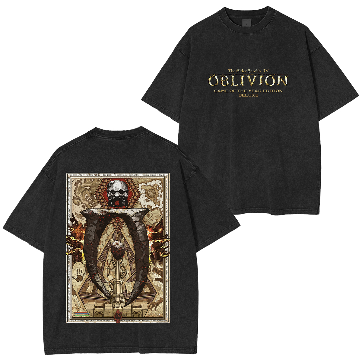 The Elder Scrolls IV Obilivion Remastered Vintage Washed Unisex T-Shirt