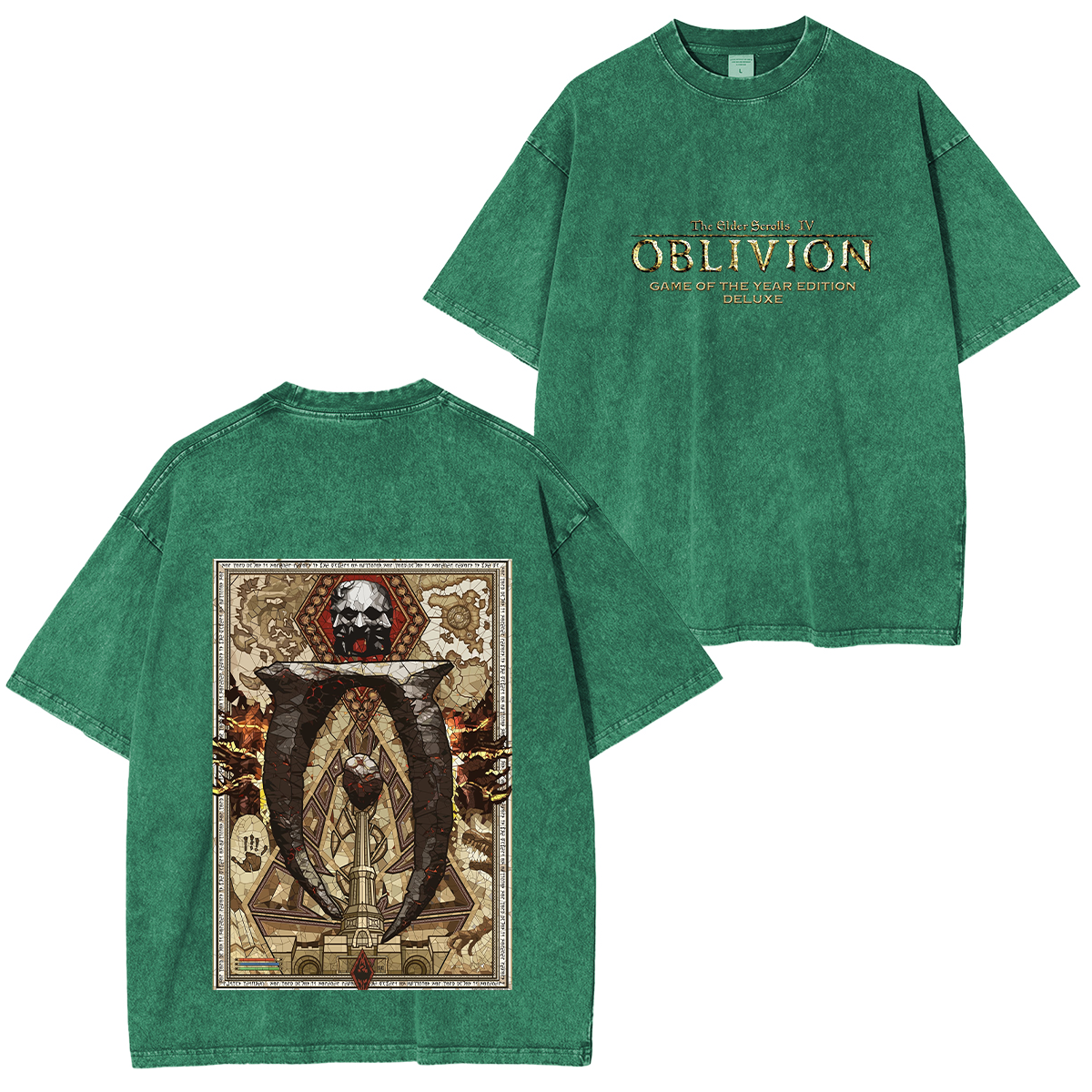 The Elder Scrolls IV Obilivion Remastered Vintage Washed Unisex T-Shirt