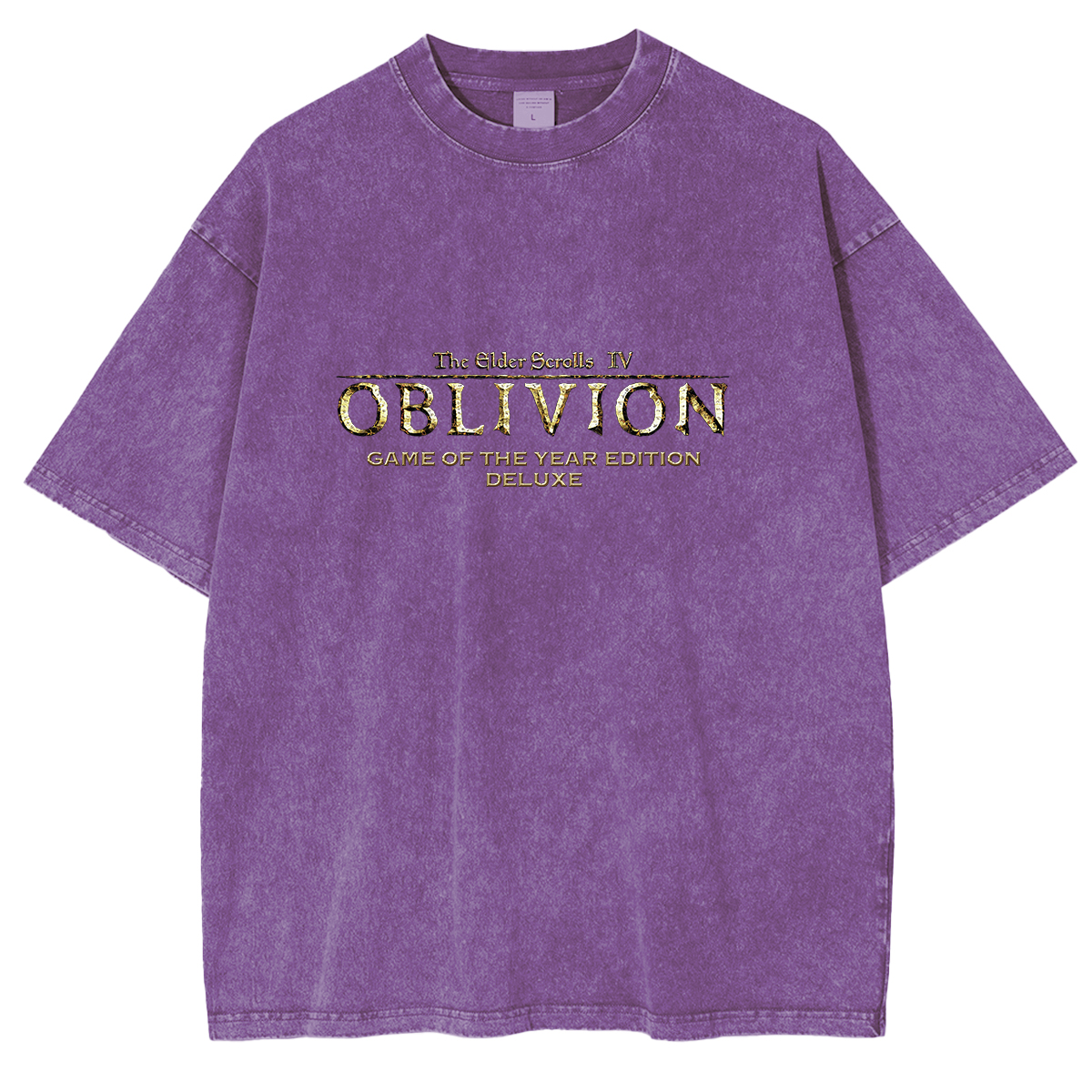 The Elder Scrolls IV Obilivion Remastered Vintage Washed Unisex T-Shirt